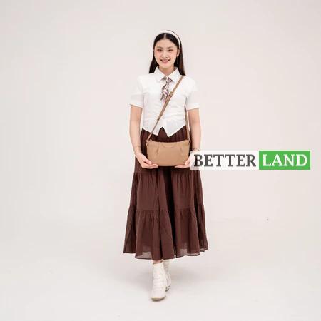 [BARU] Tas Selempang Kecil Fashion Wanita Bahan Kulit Sintetis Tekstur Jeruk Premium