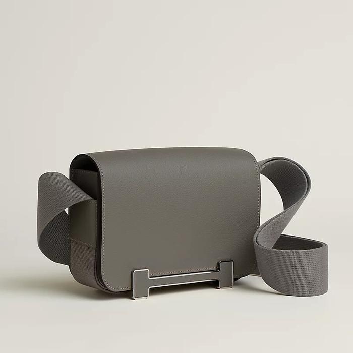 HERMES,Hermes Geta shoulder bag,black