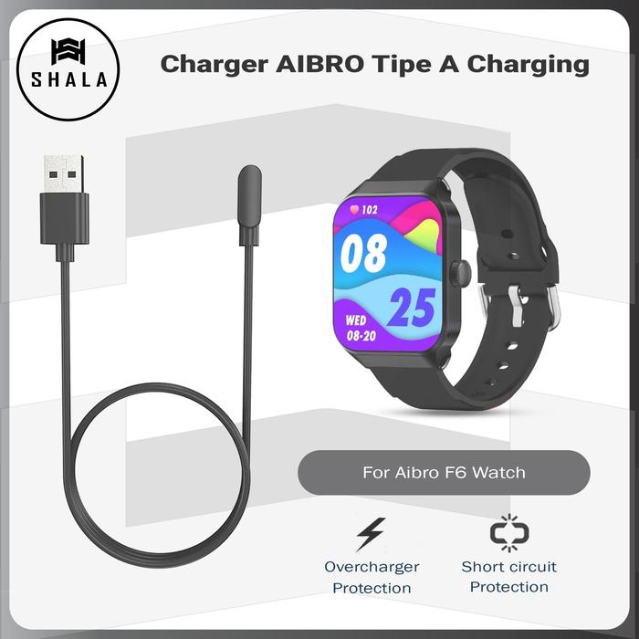 Kabel Charger Aibro F6 Smartwatch Tipe A Charging