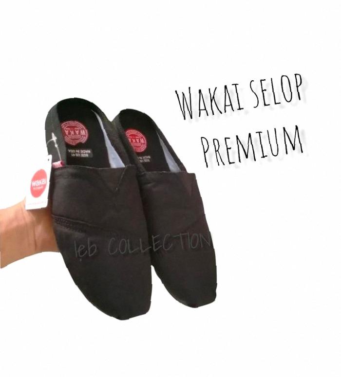 New Arrival Sepatu wakai sepatu selop sepatu BUSTONG slip on pria dan wanita selop pria dan wanita c