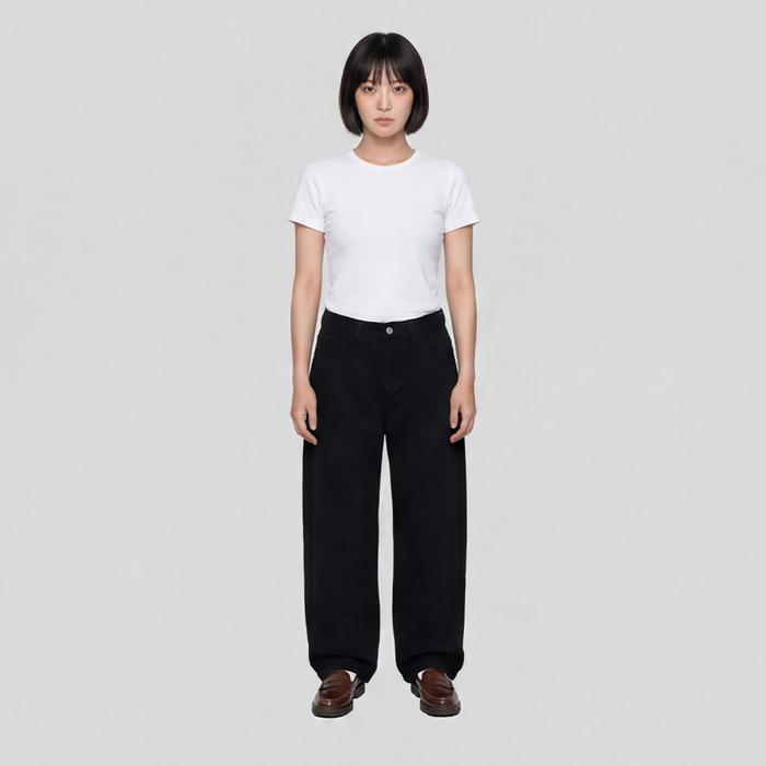 Fairgoods Celana Wanita Barrel Jeans Maru