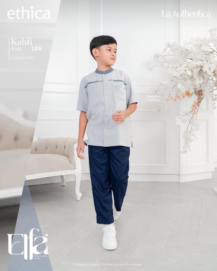 Terbaru Ethica Koko Anak Kahfi Kids 186 Dalgona Valdena Elfa 285 Glacier Grey Bordir
