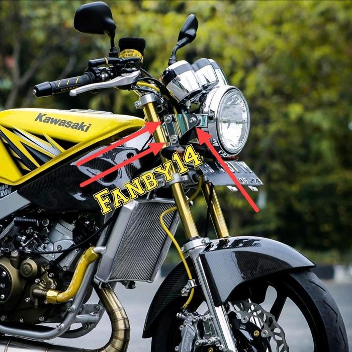 Baut L Stainles Baut Kupingan Dan Batok Lampu Ninja SS Dan Ninja R