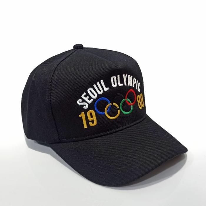 Topi Olympic Seoul 1988 Olimpiade Korea 88 G-Dragon Peaceminusone - Baseball Cap 6Panel