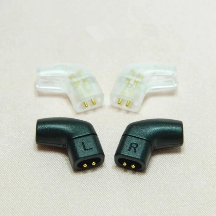 QDC 0.75mm 2 Pin HiFi Headphone Plug For Soldering Gold-Plated AUX