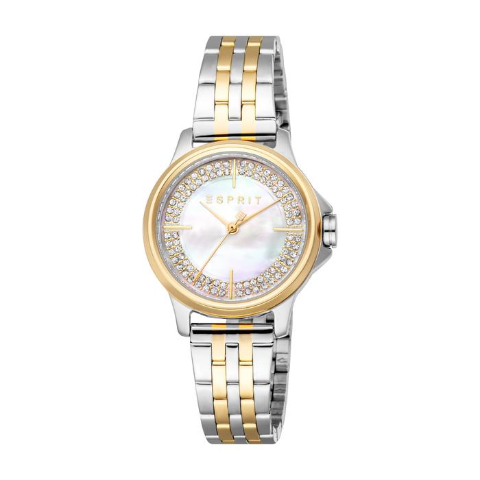 ESPRIT Jam tangan wanita ES1L432M0075 Gold Silver