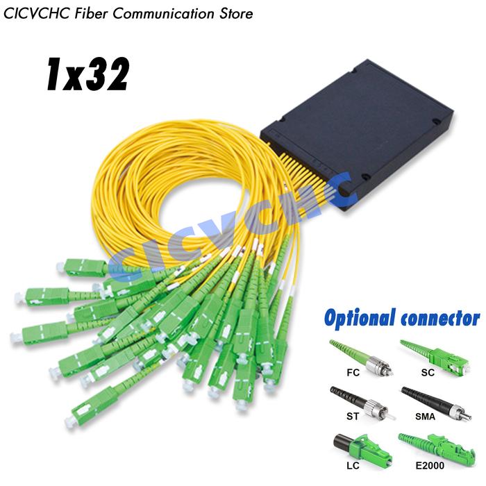 GEPON Splitter 1×32 PLC Splitter with ABS box, SC, FC, LC, E2000