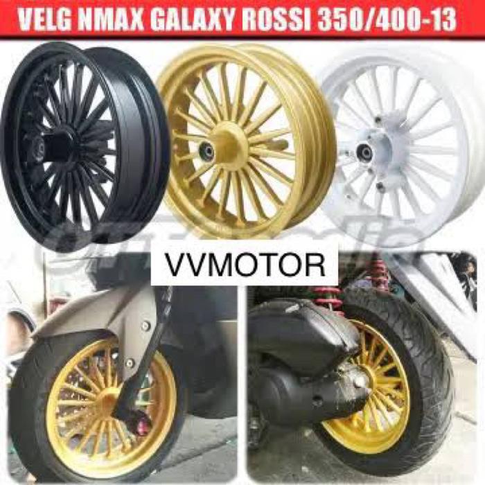 VELG RACING NMAX NEW AEROX  PCX 150 LOKAL VROSSI VENOM GALAXY 2 PALANG 18 1SET PNP KWALITAS TERBAIK