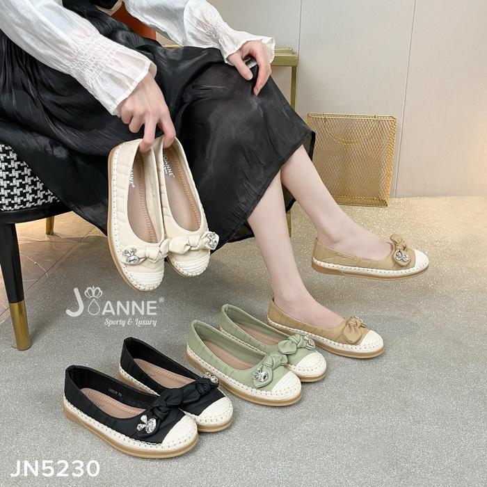 GUYS BELII JOANNE Ribbon Rabbit Flats Sepatu Wanita #JN5230 PREMIUM