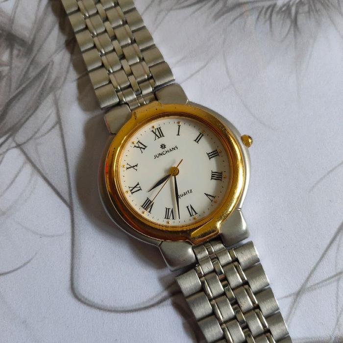 Jam Tangan Pria Junghans Gold Ring