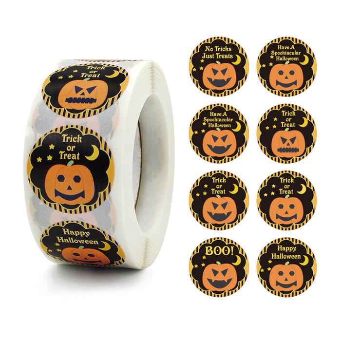 Kids Cartoon Animal Sticker Roll Round Seal Stickers Label Roll For