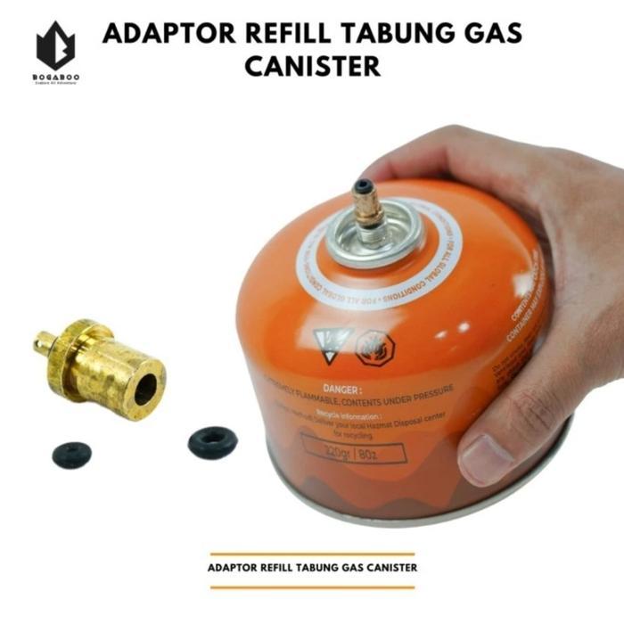 adaptor refill mini gas tabung canister alat isi ulang gas canister *