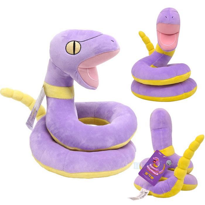 50cm Ekans Snake Plush Doll Pokemon Stuffed Plush Animal Snake Toy