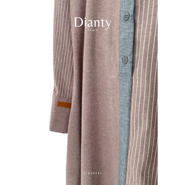 Safitiri Zisheeri Dianty Dress Bahan Katun Oxford Ada Size Xs-5Xl
