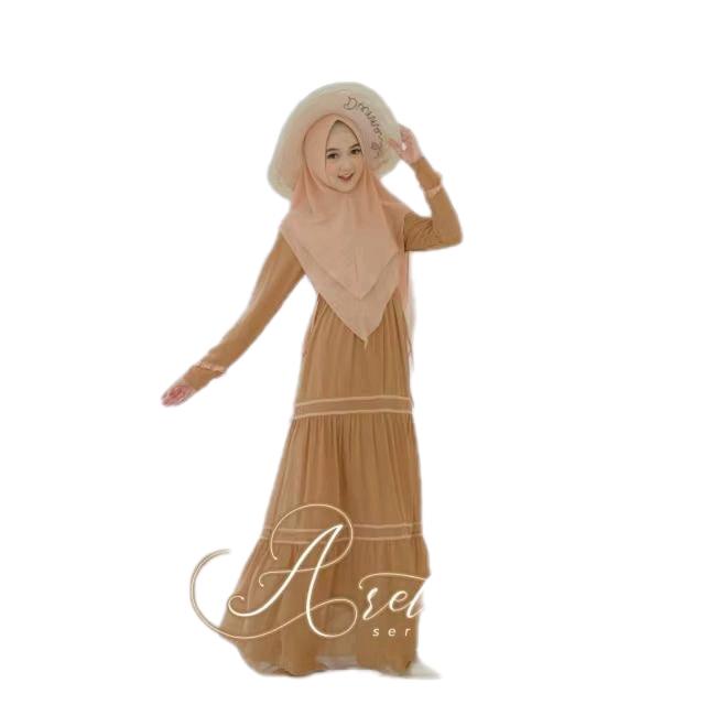 Aretha series by Dinda simppy and beauty Muslim Gamis Khimar Syari