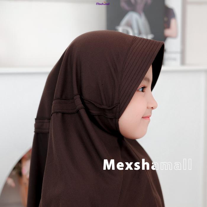 Shamira - Hijab Sekolah Anak Shamira Sd Smp Sma I Kerudung Bergo Instan Serut Inova Lx S M L Xl Aa