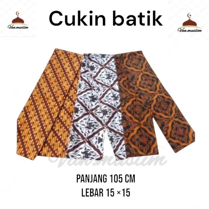 syal selendang batik cukin batik betawi batik pekalongan