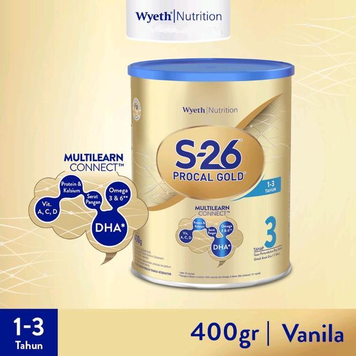 S26 Procal Gold Tahap 3 Vanila 400 Gram