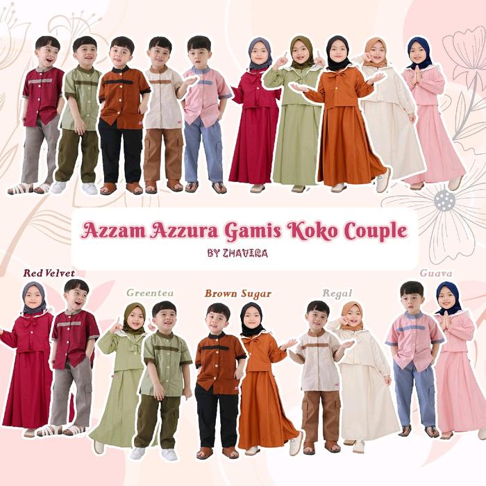 Gamis & Koko Couple Kids Azzam & Azzura* Lebaran