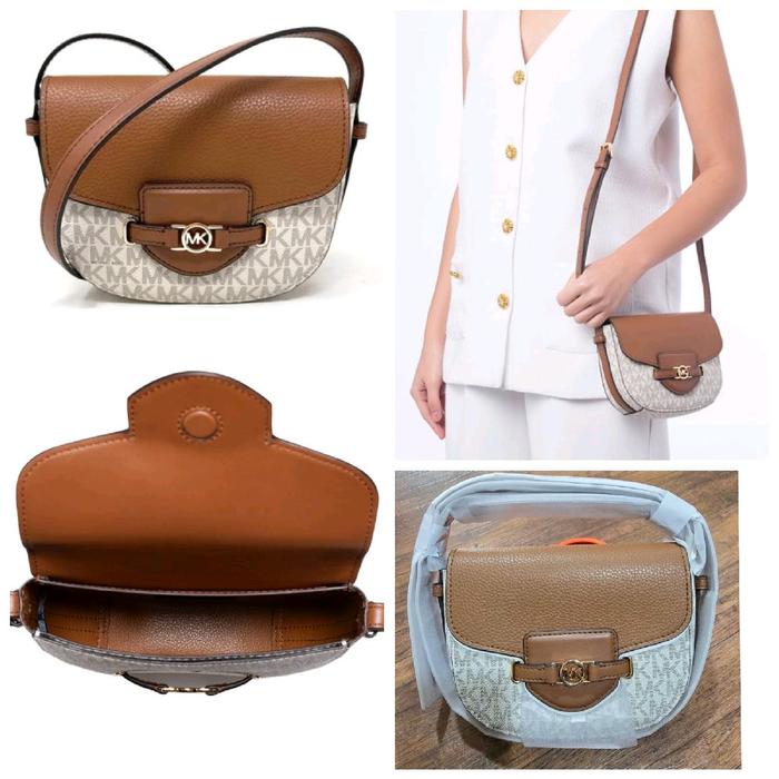 * Tas MK Reed Vanila * Selempang Wanita Original