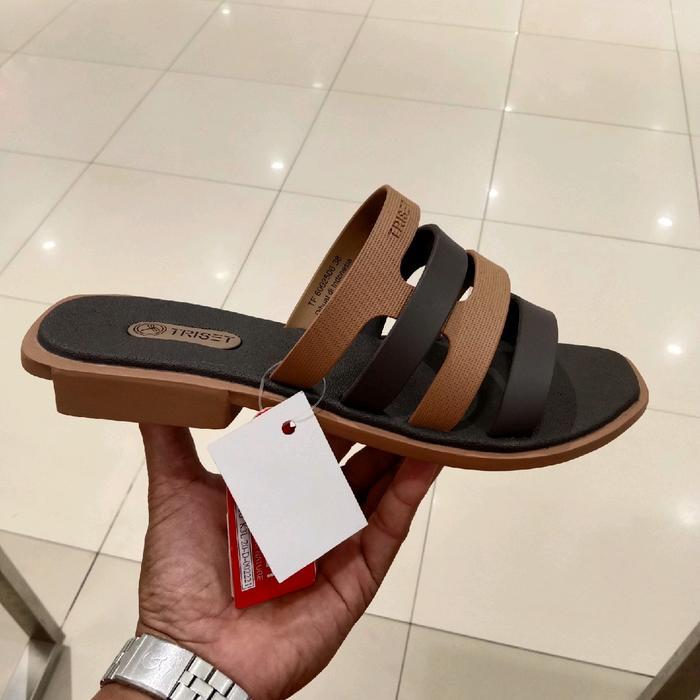 TRISET SANDAL KARET TERBARU | SANDAL FLAT | ORIGINAL