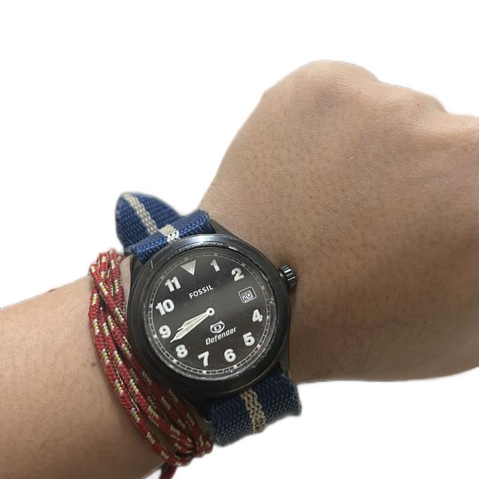 Fossil defender strap nylon original preloved Watch