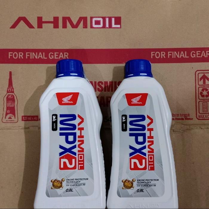 OLI MESIN MPX2 0,8L 10W-30 MATIC HONDA ORIGINAL MOTOR BEAT VARIO SCOOPY