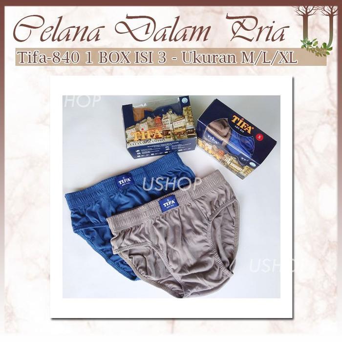 CD - TIFA Celana Dalam Katun pria / Cowok - TIFA 840 - 1BOX ISI 3