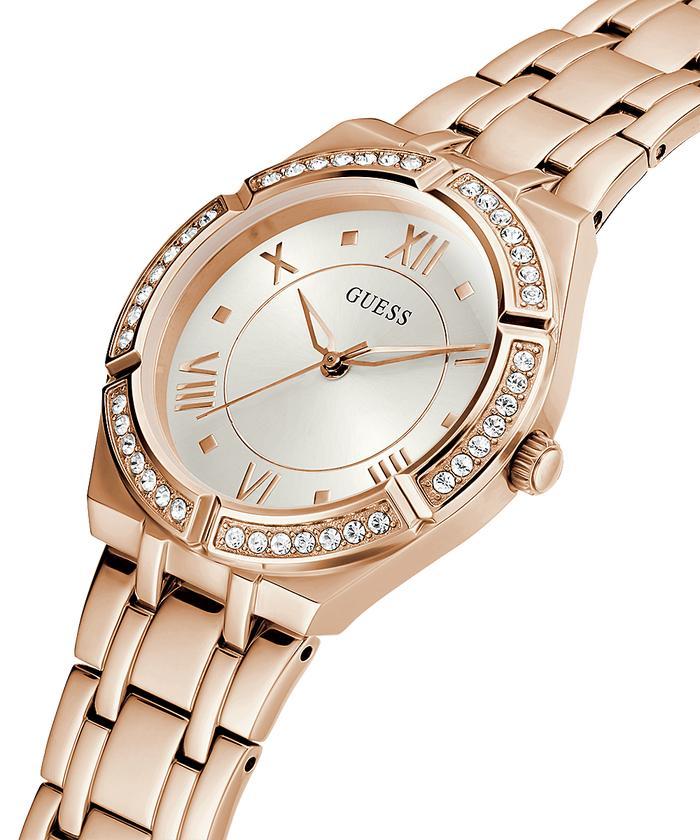 GUESS GW0033L3 Original COSMO Jam Tangan Wanita Analog Rose Gold