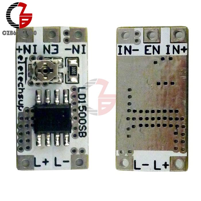 DC 2.9-6.1V Adjustable 28-1500mA LED Constant Current Driver Board for Flashlight Headlights Emergen