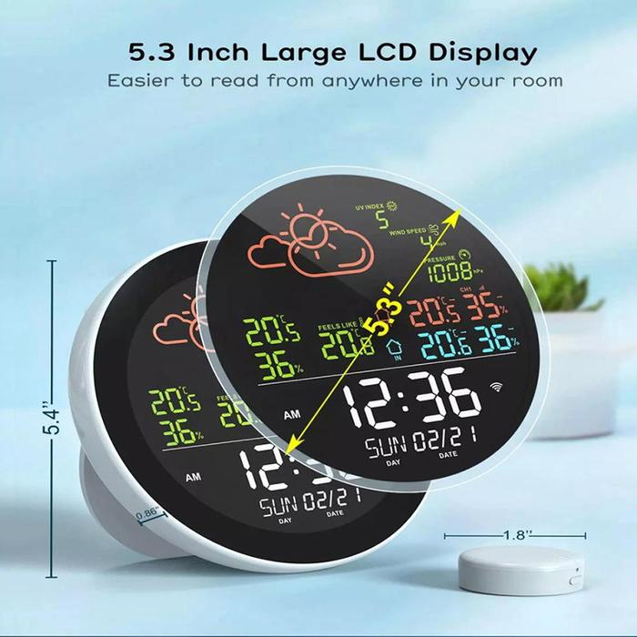 Tuya WiFi Weather Clock 3-Day Weather Forecast Weather Station