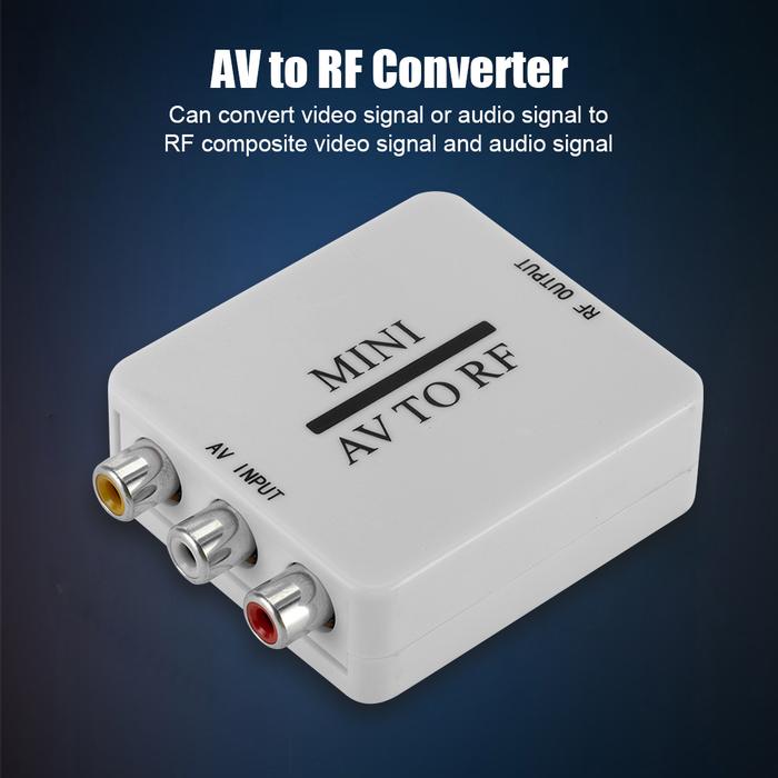 AV To RF Video Converter Durable Practical Multi-functional Mini