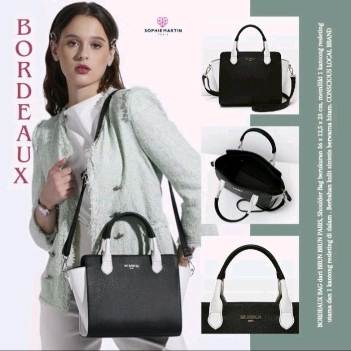tas selempang Bordeaux brunbrun paris
