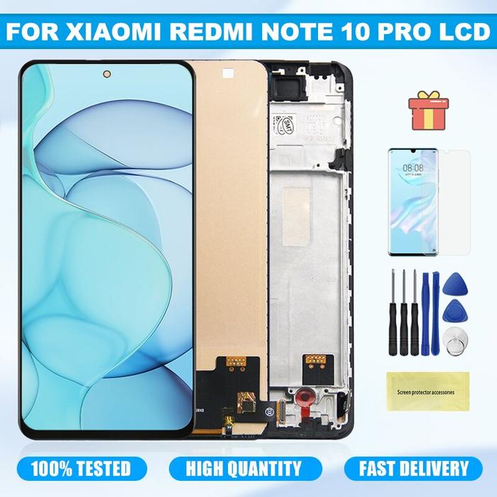 6.67" Original LCD For Xiaomi Redmi Note 10 Pro M2101K6G M2101K6R LCD