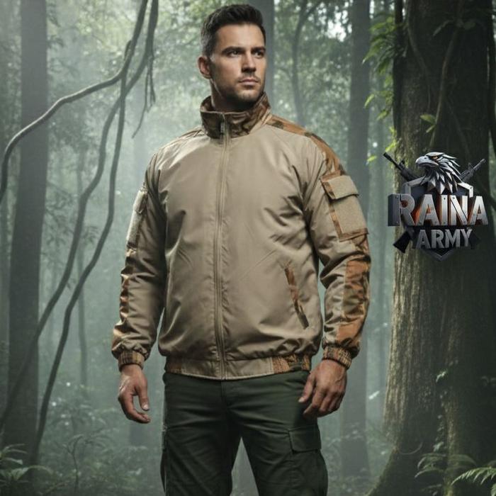 jaket bomber tactical jaket kru kombinasi loreng lebanon loreng gurun Army