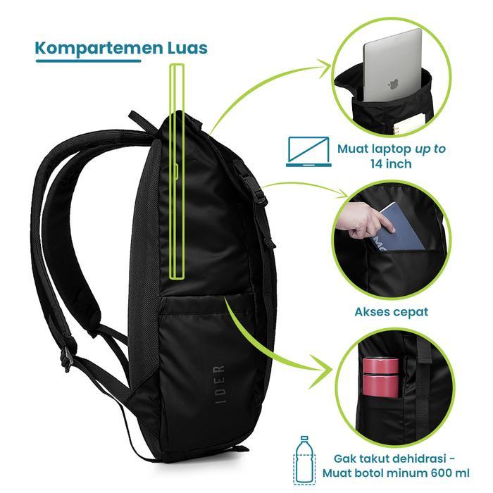 SALE Torch Tas Ransel Punggung Pria Wanita - Backpack Rain Cover Ider