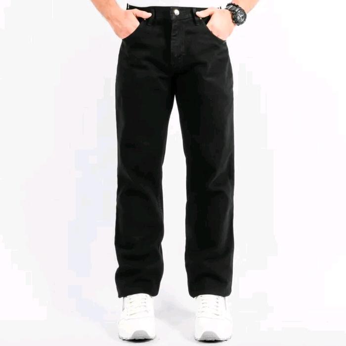 Jenas Cowok Celana Panjang Reguler/Standart Premium. *Denim, *Hitam, *Biru Muda. Merk Black Boss, Ba