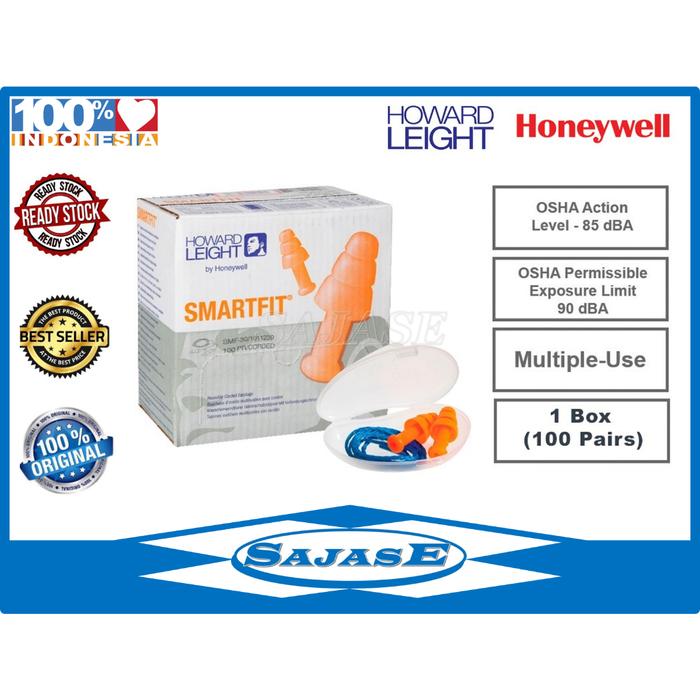 Earplug Honeywell Smartfit Detachable Corded Reusable Earplug SMF-30