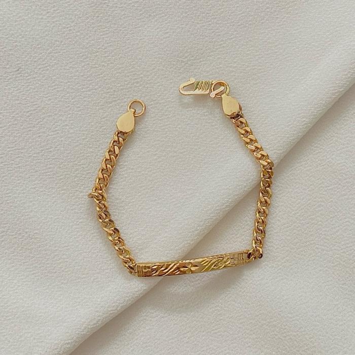 SWASA-gelang anak rantai plat 1