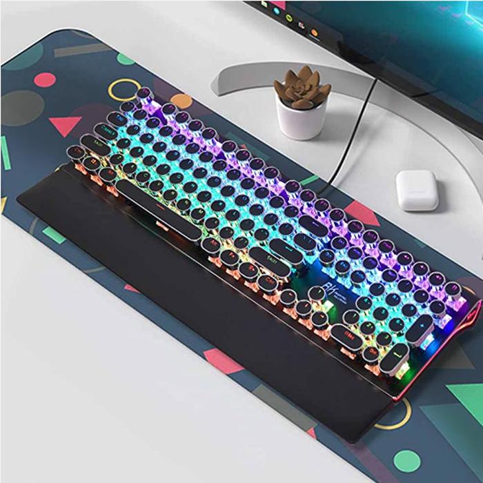Royal Kludge RKS108 Typewriter USB Wired Mechanical Gamer Keyboard