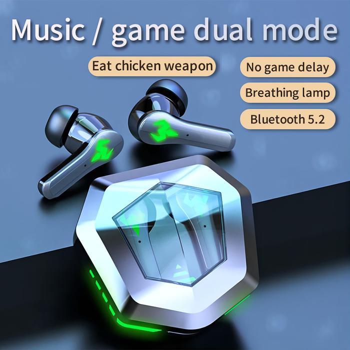 N35 TWS LED Dispaly Gaming Wireless Headphones 9D Stereo Surround
