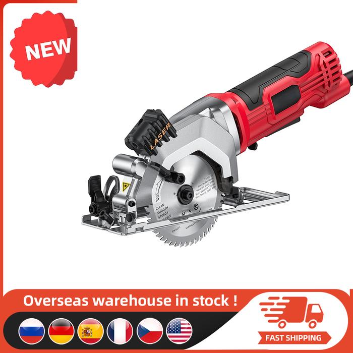 120V Mini Circular Saw 5800W Laser Guide Electric Circular Saw with 2