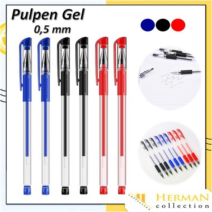 JOYKO ERASABLE GEL PEN HITAM BIRU PULPEN PEN BISA DIHAPUS JOYKO LUSIN
