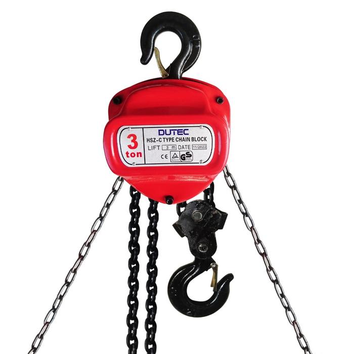 Chain Block / Takel / Katrol  3 Ton x 3 Meter Dutec
