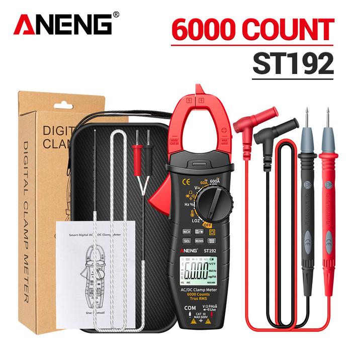 ANENG ST192 Digital Clamp Meters Multimeter AC/DC Current 60A/600A