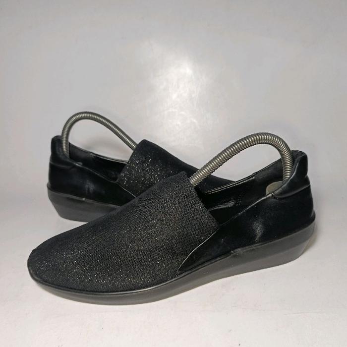 Ecco original leather loafers 37 size woman shoes
