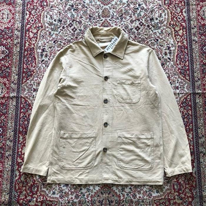 Jaket Uniqlo washed jersey work jacket Uniqlo casual work jacket G193
