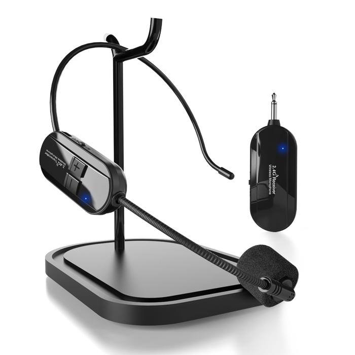 2.4G Wireless Microphone Headset Mic For Voice Amplifier Speaker