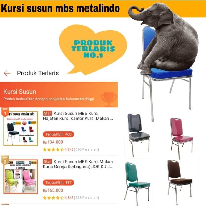 Kursi Susun MBS Kursi Hajatan Kursi Kantor Kursi Makan Serbaguna (JOK KAIN )
