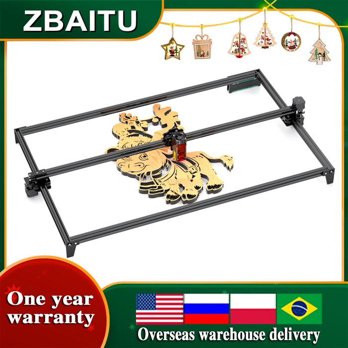 ZBAITU Laser Engraver Cutter, 80W Laser Engraving Cutting Machine,